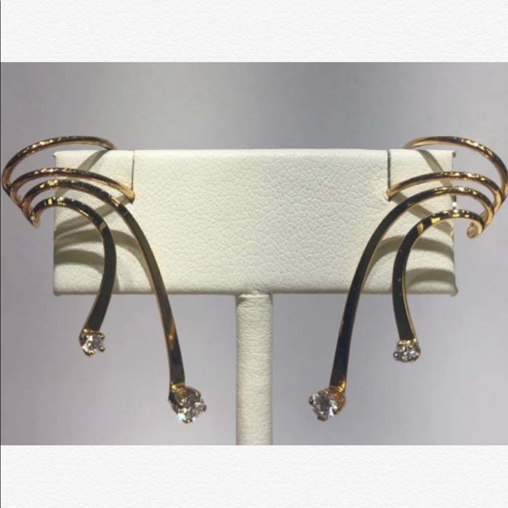 Diamond Earring Cuffs